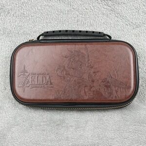 Nintendo Switch Lite Zelda Breath of the Wild Brown & Black Hard Travel Case